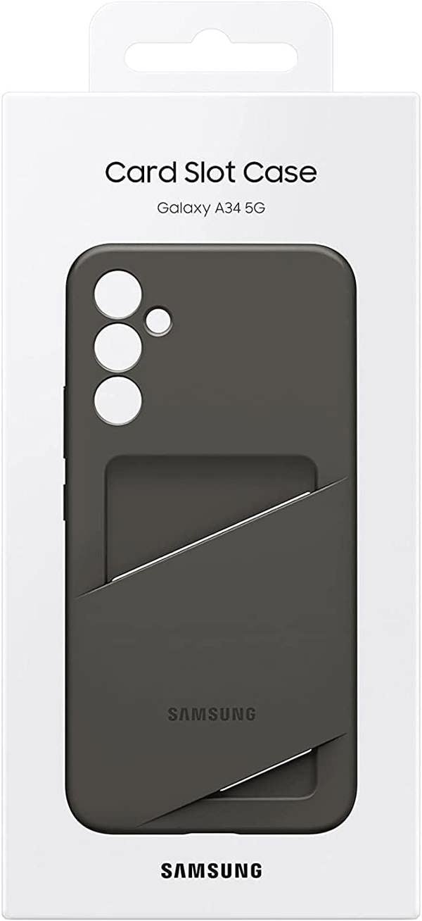 Samsung Galaxy A34 5G Card Slot Case Black - EF-OA346TBEGWW