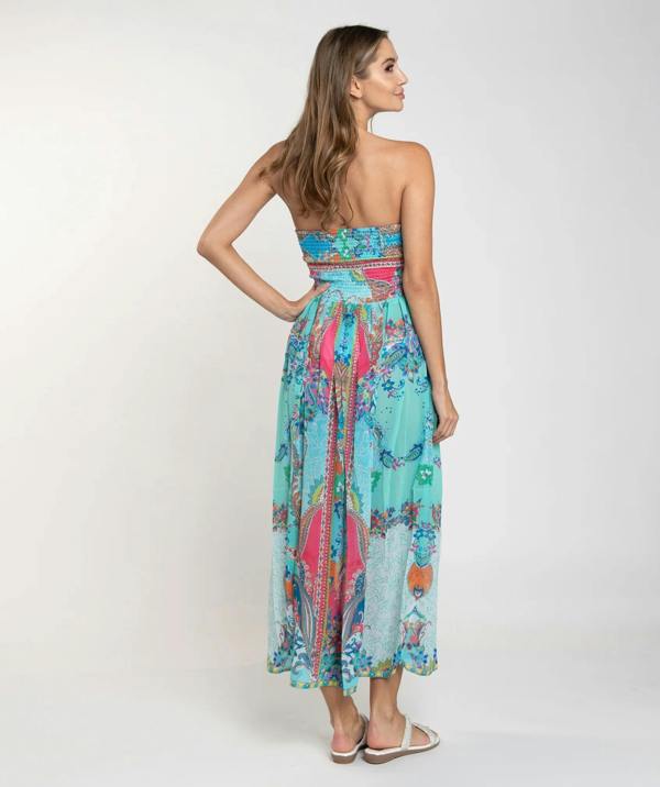 Pia Rossini Cancun - Strapless Maxi Beach Dress