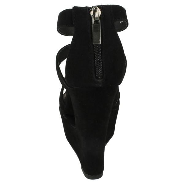 Anne Michelle Ladies Anne Michelle Cut Out Wedge T-Bar Sandals