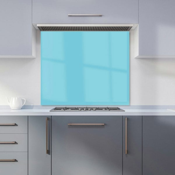 Warren Reed - Designer Sky Blue Kitchen Splashback