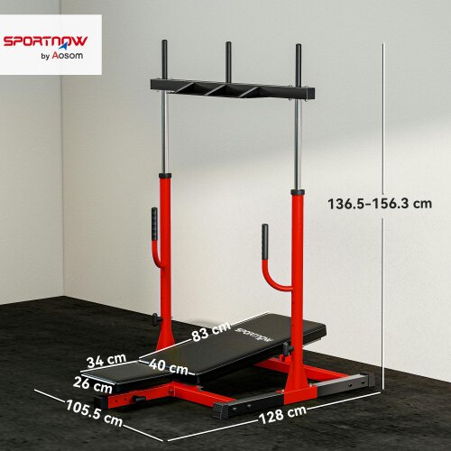 SPORTNOW Vertical Leg Press Machine, Leg Extension Machine, 300 kg Capacity