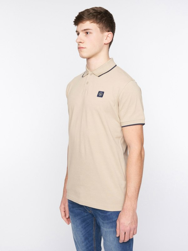 Duck and Cover Wilkins Polo - Stone