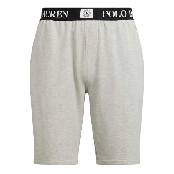 Ralph Lauren Mens Puck Logo Shorts - Light Heather Grey - 