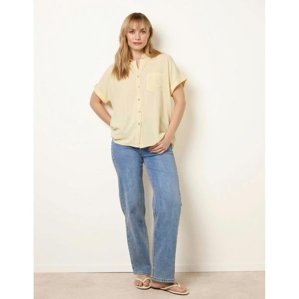 Blue Vanilla Button Front Shirt