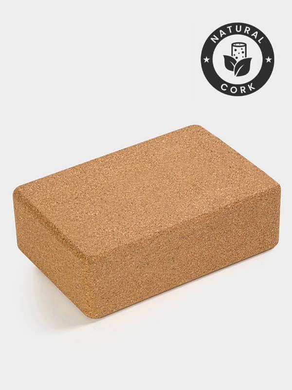 Yoga Studio Large Size Custom Cork Yoga Brick (Unbranded)