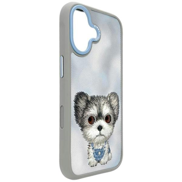 Nimmy Friends Nimmy Big Eye Cute Pet Yorkie Dog Case with MagSafe for iPhone 17 6.3" Grey Blue - N-XDY-IP17-027