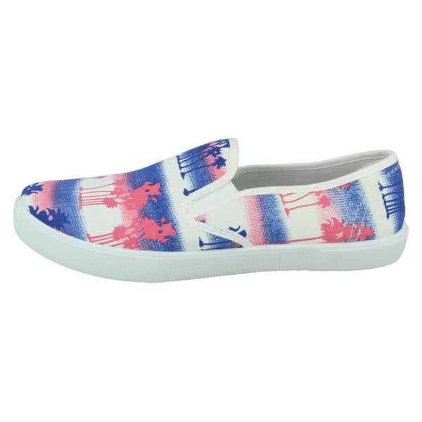 Spot On Ladies Spot On Beach Style Pumps F80086