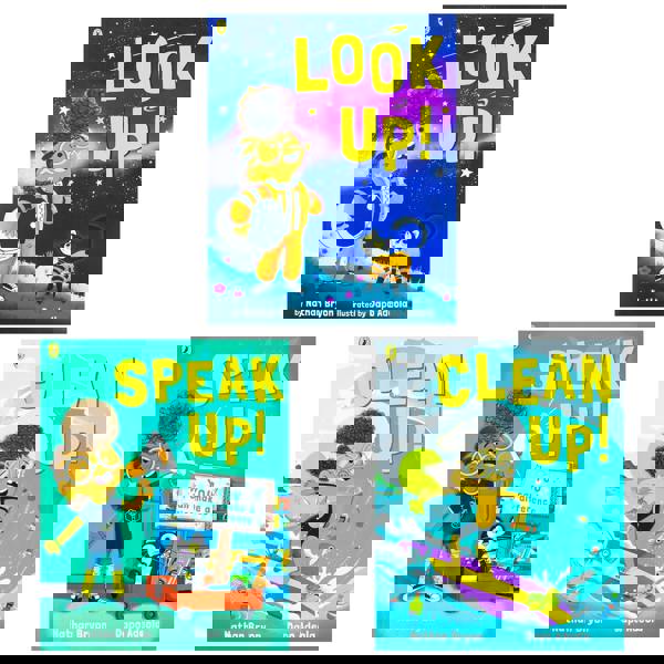 Nathan Bryon 3 Books Collection set (Look Up!, Clean Up!, Speak Up!) | Inspiring Children’s Picture Books on Kindness, Environment & Confidence