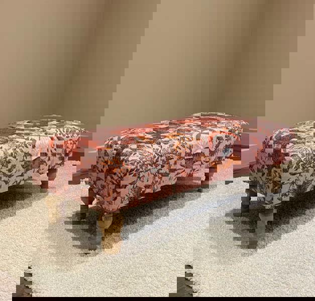 ISTOOLS Premium Pink Elephant Printed Footstool Pouffe Ottoman – Made to Measure