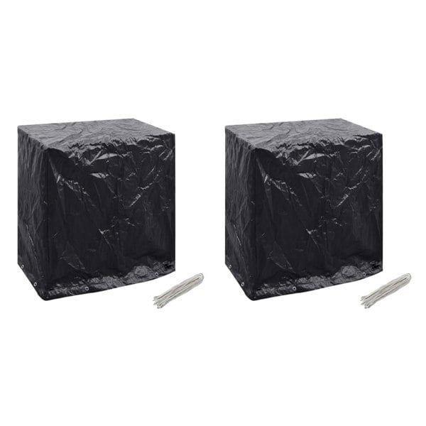 Berkfield Garden Furniture Covers 2pcs Tabletennis Table 160x55x182 cm