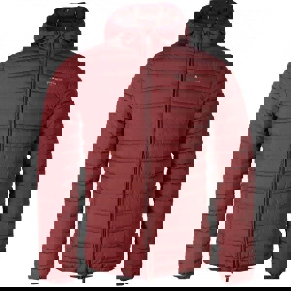 Aquascutum Mens Active Hooded Jacket - Burgundy - 