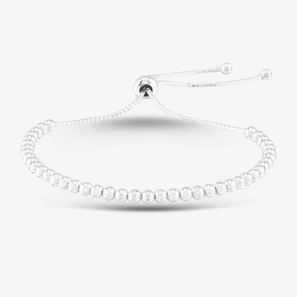 T. H. Baker Sterling Silver Polished Ball Toggle Bracelet B4927