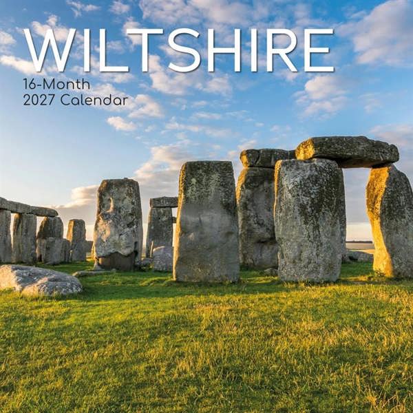 Wiltshire Calendar 2027, Wall Calendars, Month To View, Travel, Gift