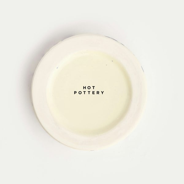Hot Pottery Pet Bowl Blueberry