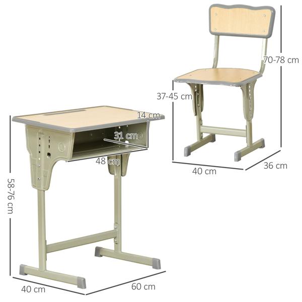 Children''s Study Table And Chair Set