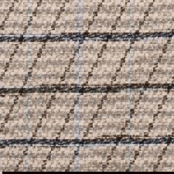 Luxurious Check Wool Scarf - 100% Pure Mongolian Wool