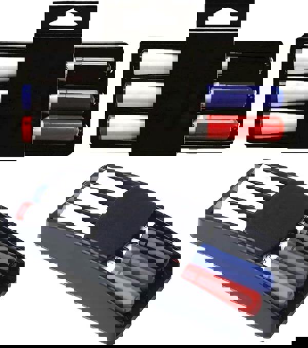 KAV Non Magnetic Eraser with 3 Dry Wipe Markers for Office, Schools, Home - Non-Toxic Ink - Stylish Markers for Whiteboards, Flipcharts, Notice Boards