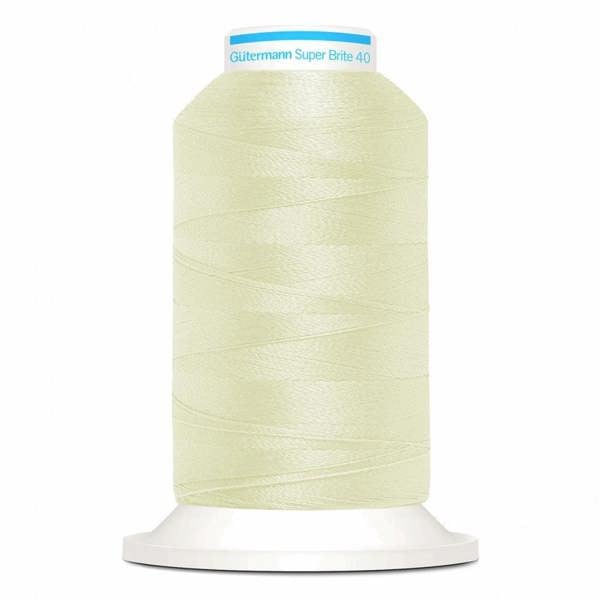 Gutermann Super Brite Polyester 40 Embroidery Thread 1000m Polyester Thread Suitable For Embroidery