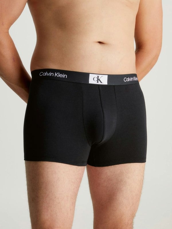 Calvin Klein 3 Pack Mens Trunks Black/Grey