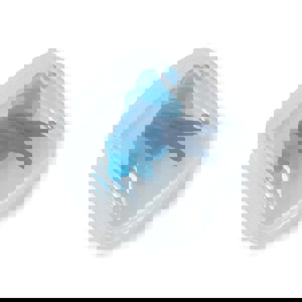 Speedo Biofuse 2.0 aquatic ear plug in blue silicone with clear case