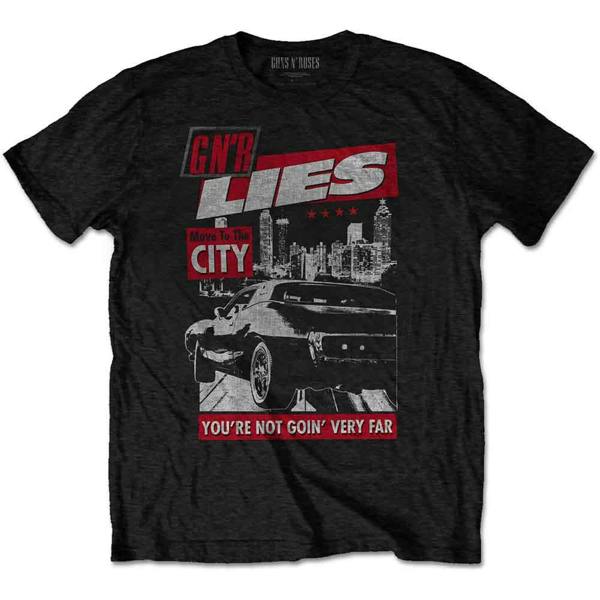 Guns N' Roses Unisex T-Shirt: Move to the City (Black)