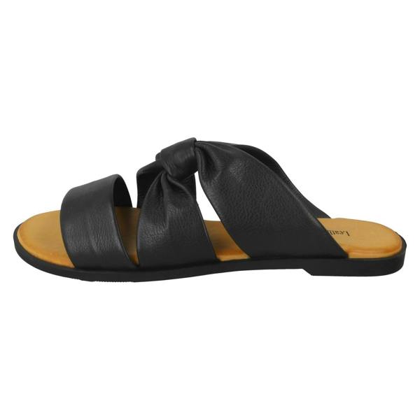 Leather Collection Ladies Leather Collection Strappy Mules F00197