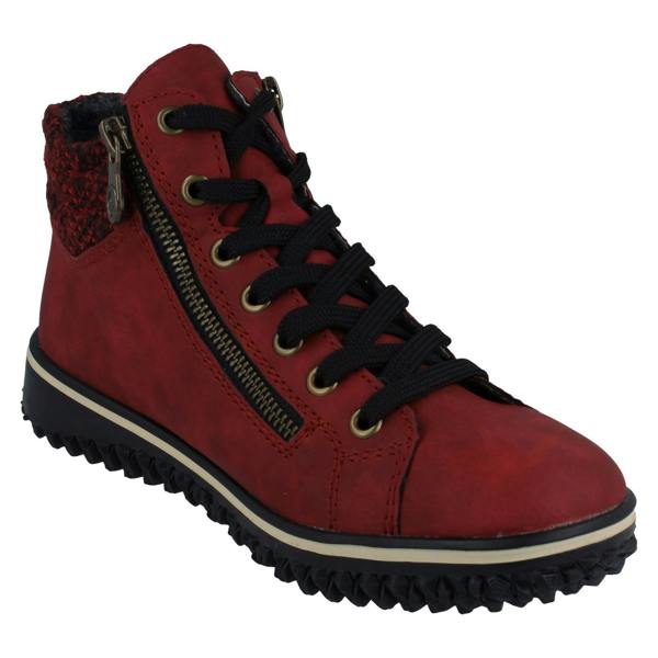 Rieker Ladies Rieker-Tex Double Zip Ankle Boots Z4263
