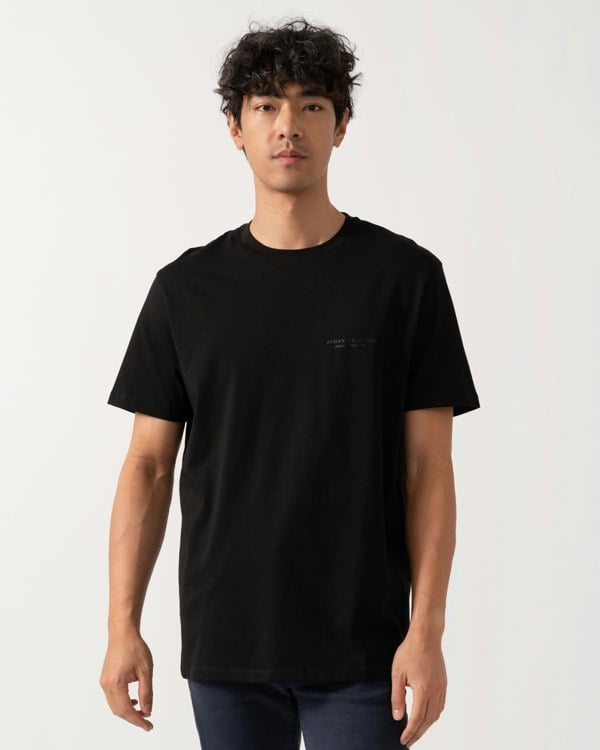 Armani Exchange Mens T-Shirt XM001281-AF10361 - Black UC001