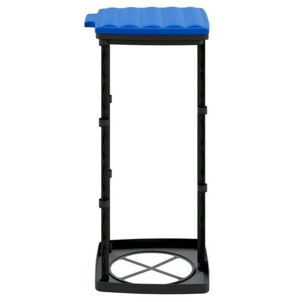Berkfield Rubbish Bag Holders 2 pcs Black and Blue 60 L PP