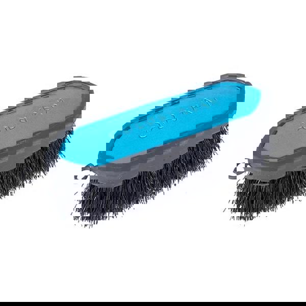 Coldstream Faux Leather Horse Dandy Brush - Navy/Blue