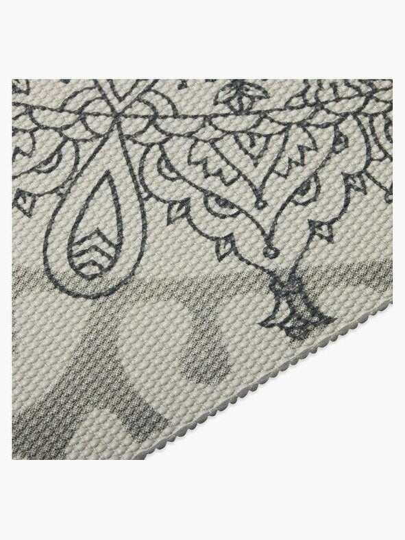 Gaiam Sustained Grey Sundial Layers Yoga Mat 5mm