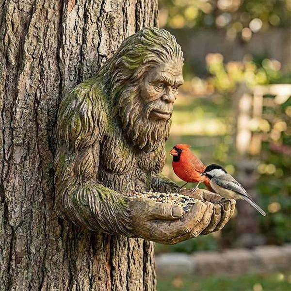 Leaper Creative Tree Spirit Outdoor Bird Feeder