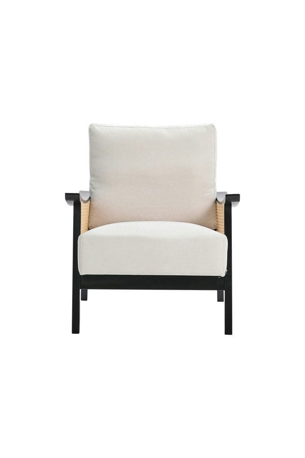 Living and Home Mid Century Rattan ArmChair