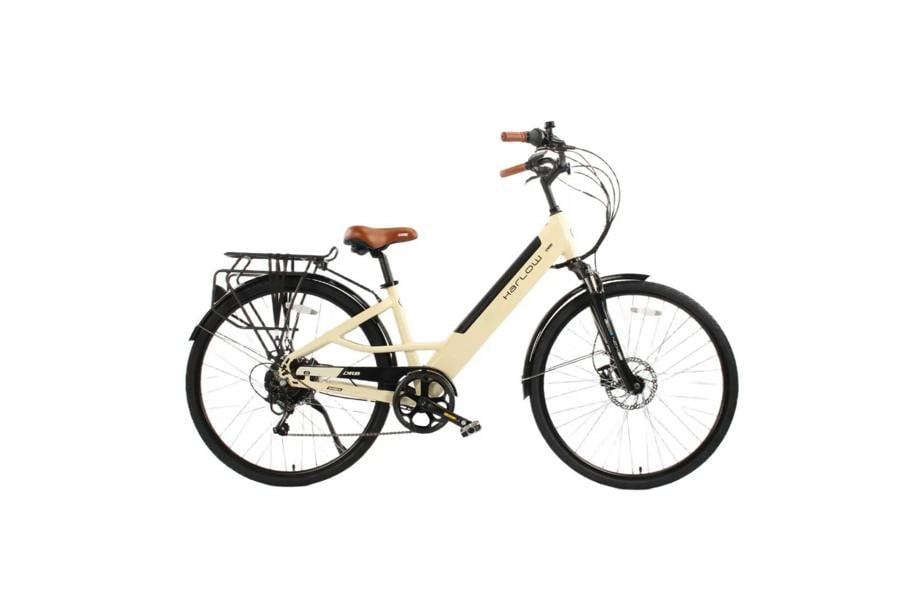 Dallingridge Harlow V3 Step Through Hybrid Electric Bike, 700c Wheel, Bafang Powered, 14Ah - Cream