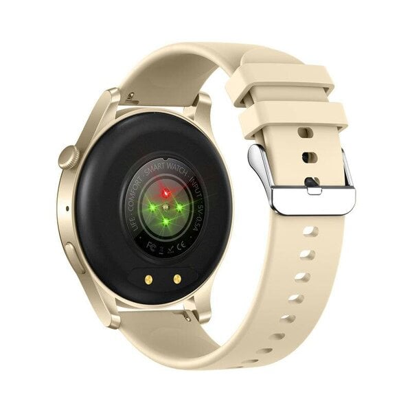 Karen M Smartwatch 1.43" AMOLED Display, Steel Case, Bluetooth, Heart Rate, Voice Assistant, iOS & Android