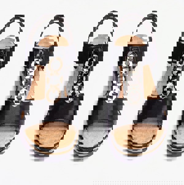 Rieker 67498-00 Womens Sandals - Black