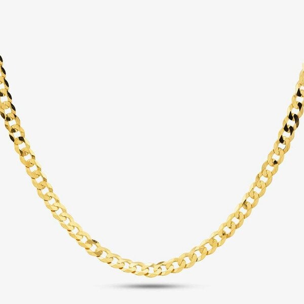 T. H. Baker 9ct Yellow Gold 20 Inch Flat Curb Chain SUFC-440-9Y-20