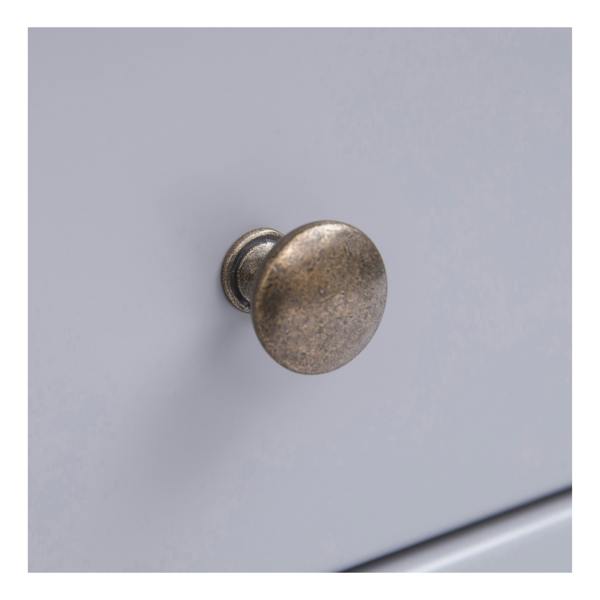 Cabinet Bits Rocca 5 Drawer Chest of Drawers Brass Knob