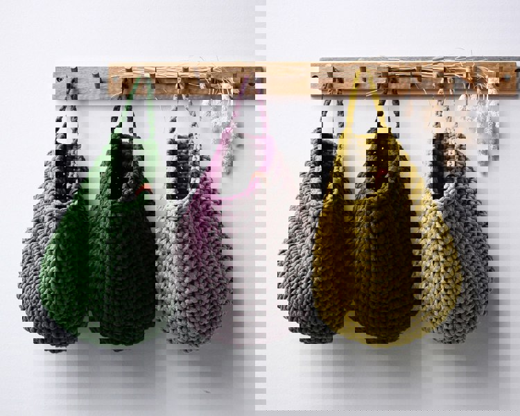 Zuri House Crochet hanging bags | GOLDEN KIWI
