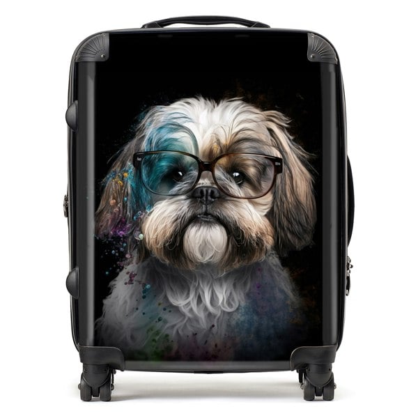 Warren Reed Lhasa Apso Splashart Suitcase