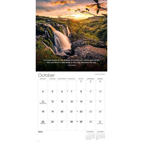 Motivation Calendar 2027, Wall Calendars, Month To View, Lifestyle, Gift