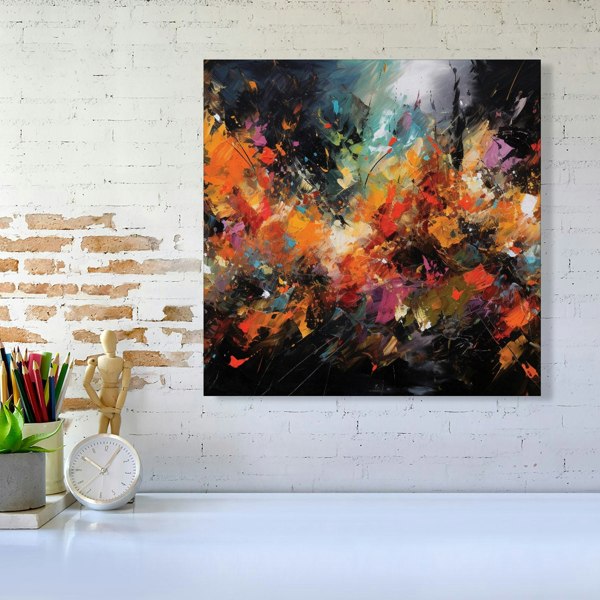 Warren Reed A Vibrant Abstract Painting Canvas