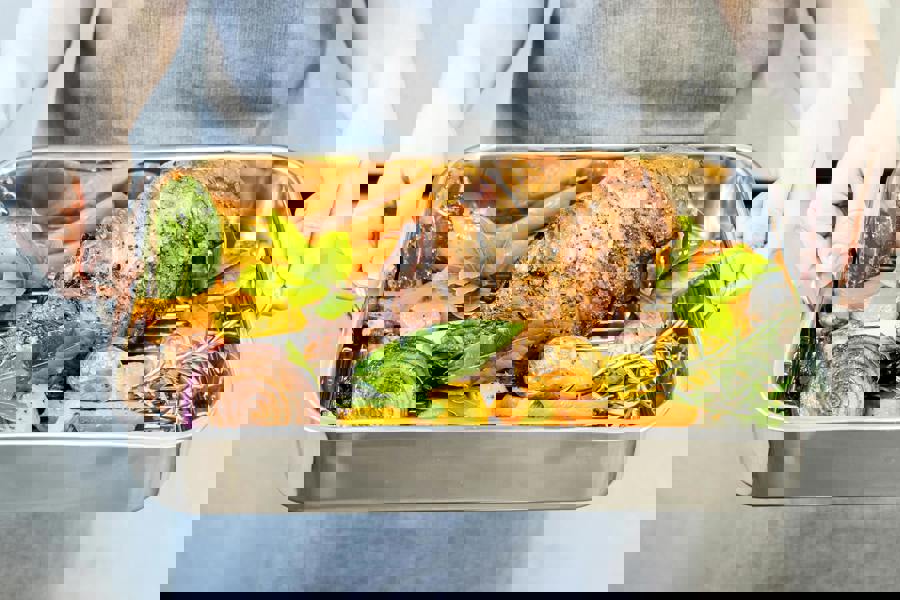 KitchenCraft Stainless Steel 38cm x 27.5cm Roasting Pan