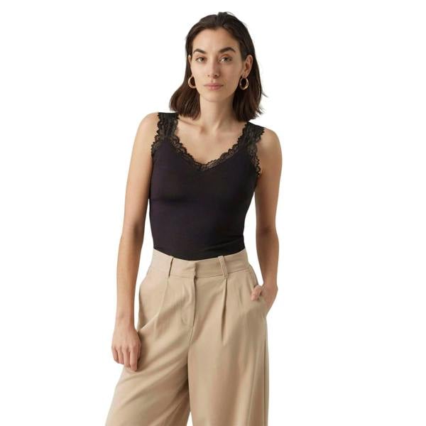 Vero Moda Womens/Ladies Rosa Sleeveless Camisole - Black - 