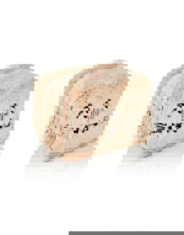 Pusheen Womens Beige Furry Makeup Bag (One Size)