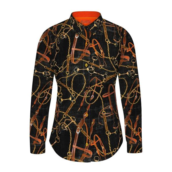 SNAFFLE WOMENS PRINT SHIRT – Premium Men's Patterned Shirt by Claudio Lugli | Bold Design, Tailored Fit, Best Printed Shirts