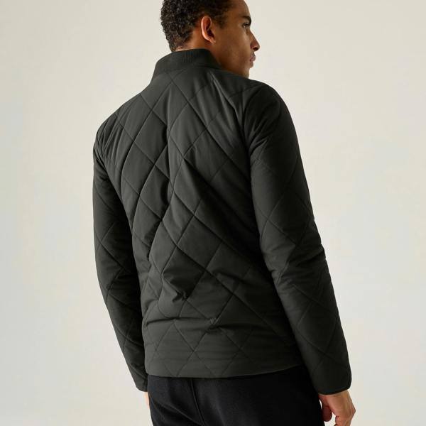 Regatta Mens Harvin Quilted Jacket - Black