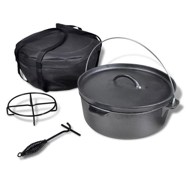 Berkfield Dutch Oven 11.3 L including Accessories