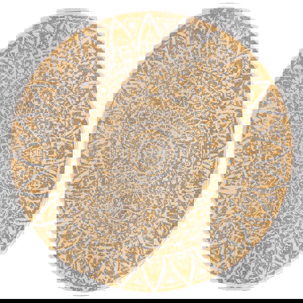 The Rugs Outdoor-Indoor Reversible Round Rug: Versatility