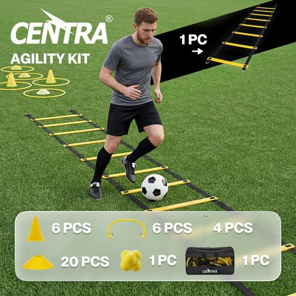 Centra Agility Ladder Speed Training Equipment Football Master Core Fitness 4M